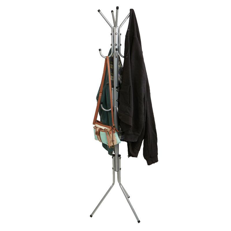 Mind Reader 3-Tier Standing Coat Rack, 11 Hooks