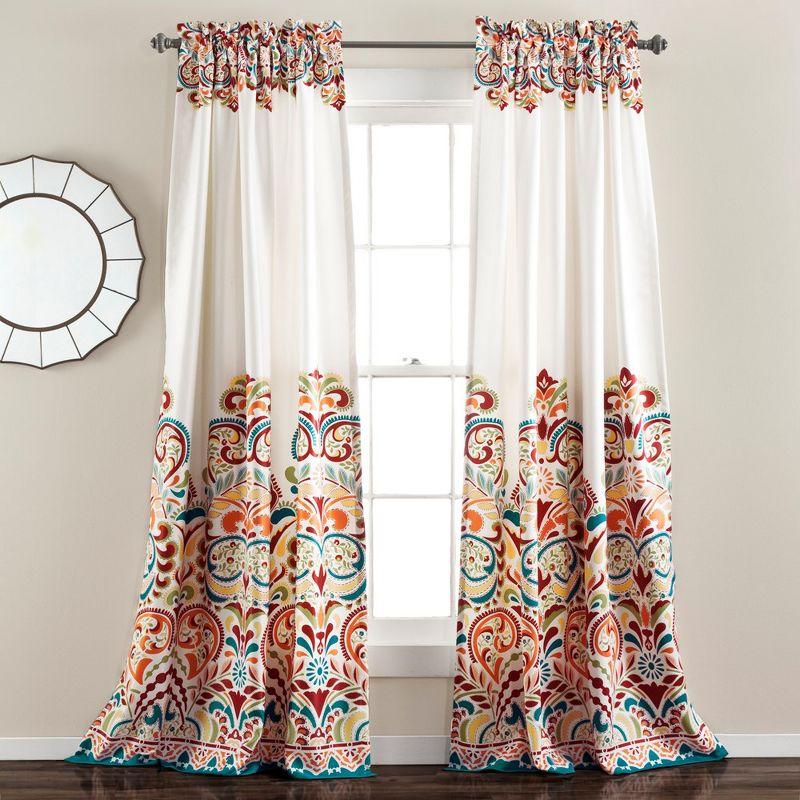 Lush Decor Polyester Room Darkening Curtain Pair (Set of 2)