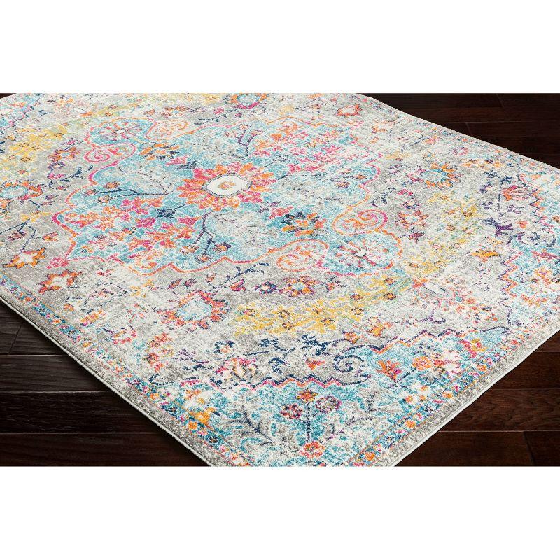 2'7"x7'3" Abby Traditional Rugs Gray - Artistic Weavers: Stain & Fade-Resistant Runner, Medium Pile, Polypropylene