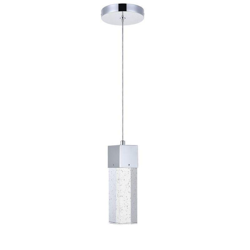 Elegant Lighting Novastella 1 light Chrome LED Pendant