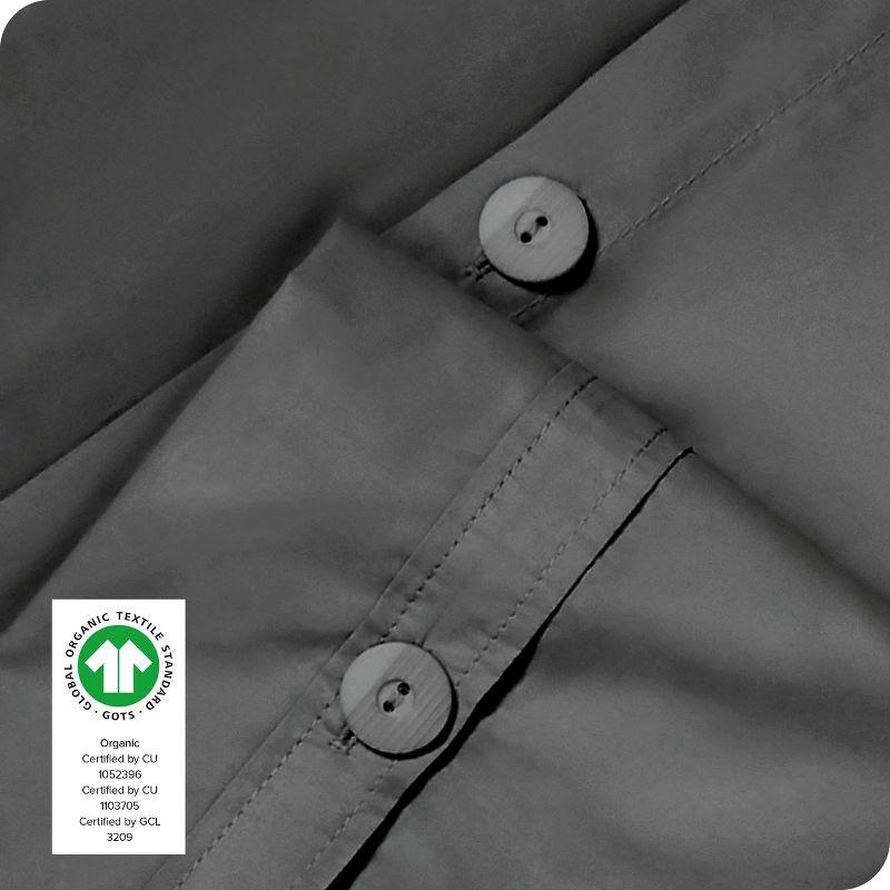 Bare Home Modern & Contemporary Organic Percale Duvet Cover Set