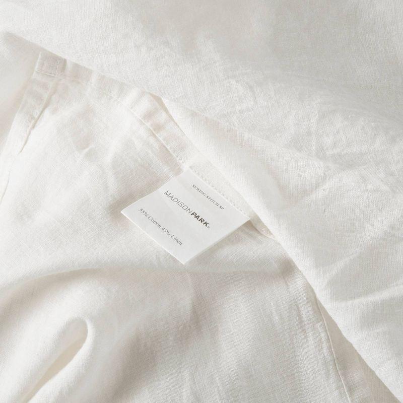 Linen Blend 4 Piece Sheet Set