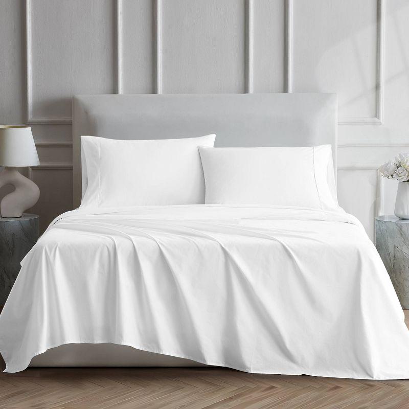 Color Sense 100% Cotton 600TC Ultra-Soft & Silky Wrinkle-Resistant Sheet Set