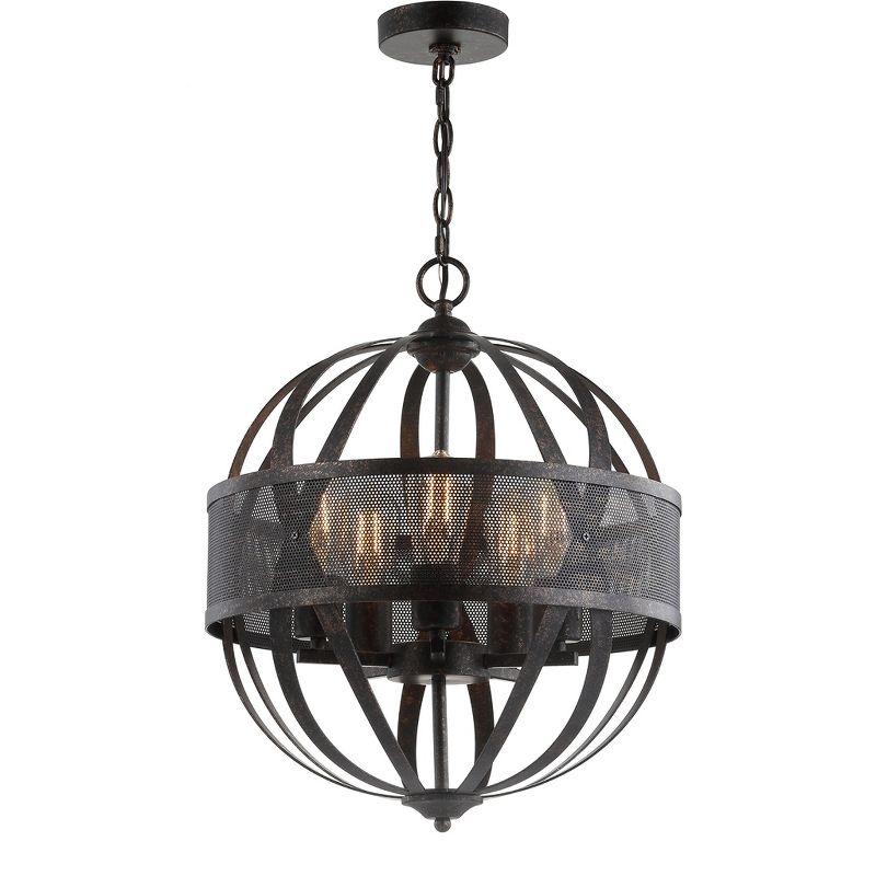 Colby 5 Light 16.75" Pendant - PND4057 - Brass - Safavieh