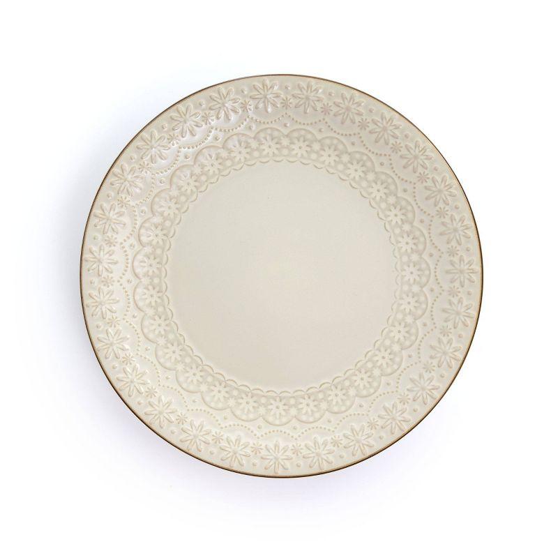 Elama 16 Piece Stoneware Dinnerware Set - Service for 4