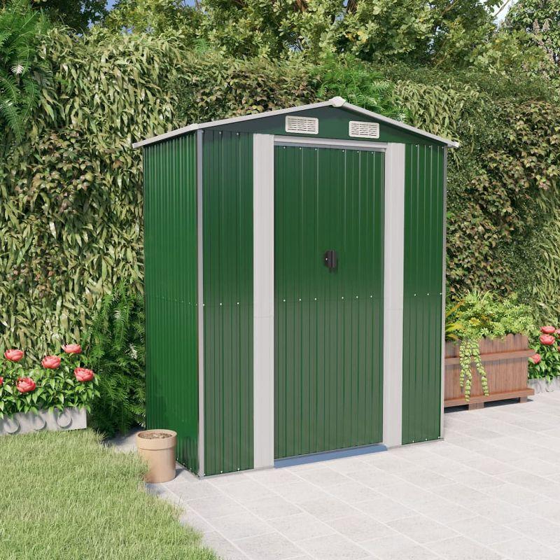 VidaXL 6.3 ft. W x 28.05 ft. D Steel Traditional Storage Shed