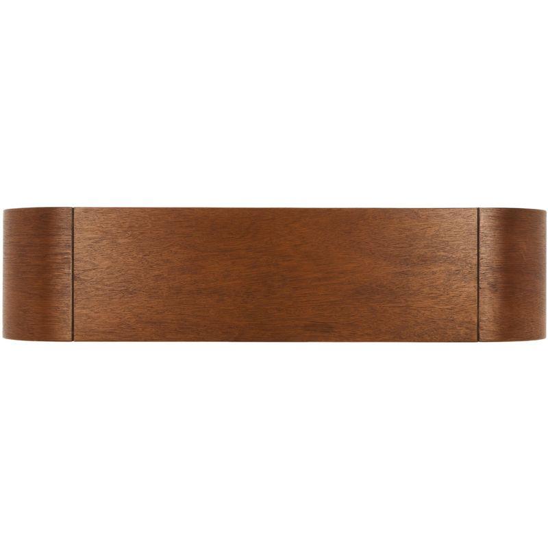 Liasonya Curved Console Table - CNS6604A - Brown - Safavieh