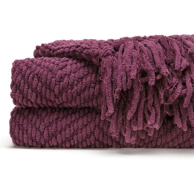 Chanasya Textured Knitted Throw