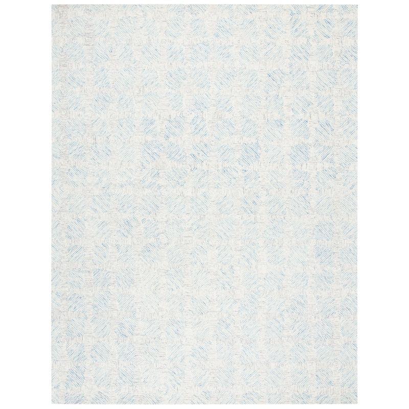 Abstract ABT654 Hand Tufted Area Rug - Ivory/Light Blue - 8'x10' - Safavieh.