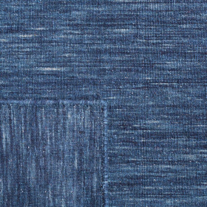 Kilim KLM850 Hand Loomed Area Rug - Navy/Blue - 6'x6' - Safavieh.