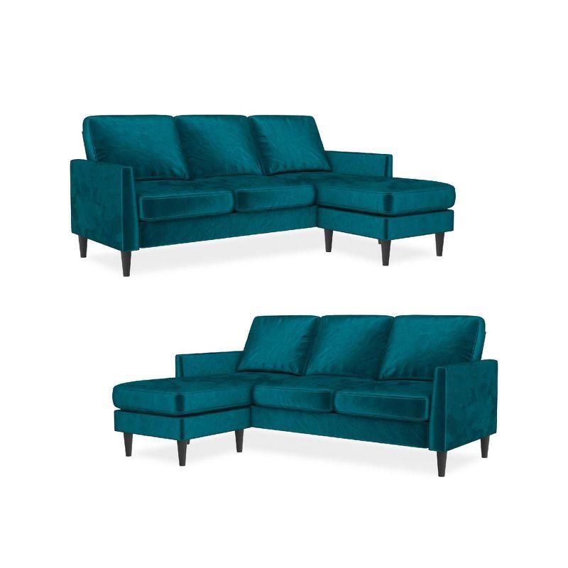 Winston 81.5" Wide Reversible Sofa & Chaise with Ottoman