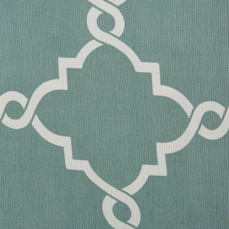 Madison Park Saratoga Fretwork Print Grommet Top Window Valance