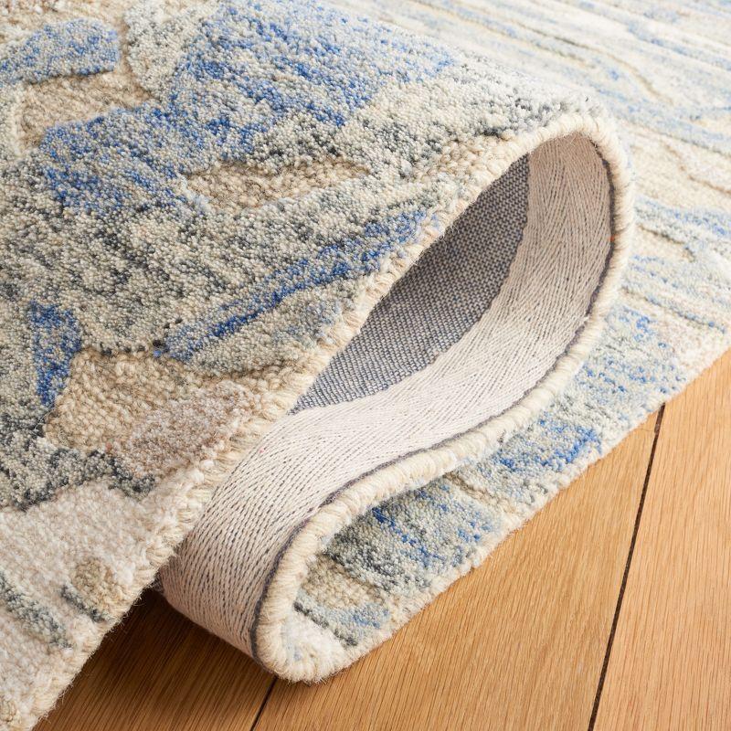 Metro MET902 Hand Tufted Indoor Area Rug - Ivory/Natural - 5'x8' - Safavieh