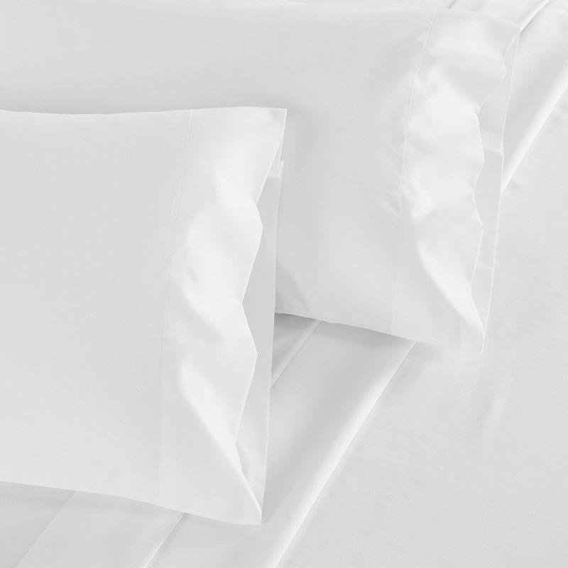 Luxury 500 Thread Count Pillowcase Set - 100% Cotton Sateen, Cool & Breathable by California Design Den