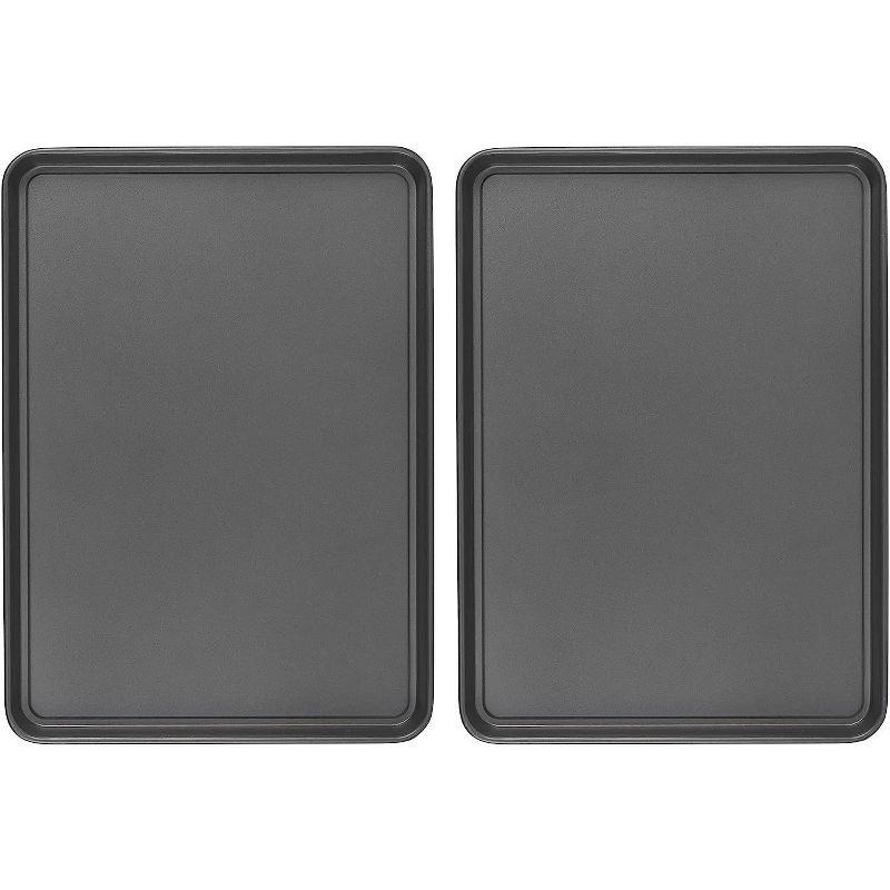 GoodCook Extra-Large Gray Nonstick Steel Cookie Sheet, 15'' x 21''