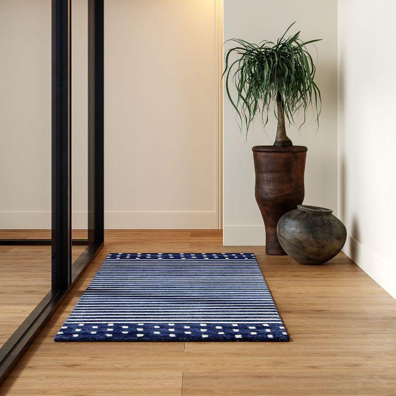 Arvin Olano x Rugs USA Mandia Striped Wool Area Rug