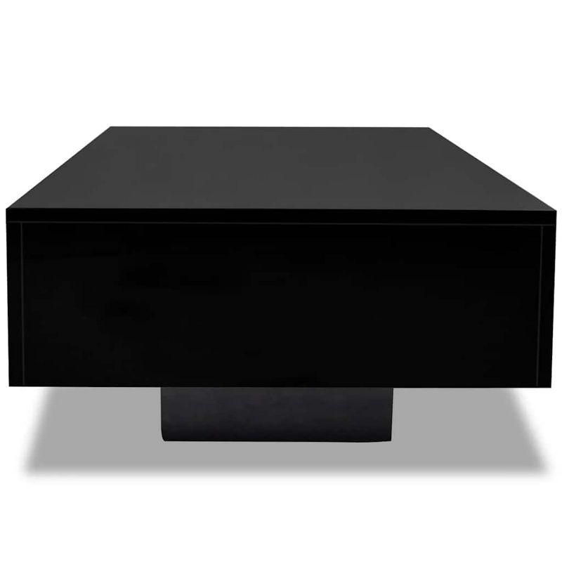 vidaXL Coffee Table High Gloss Black