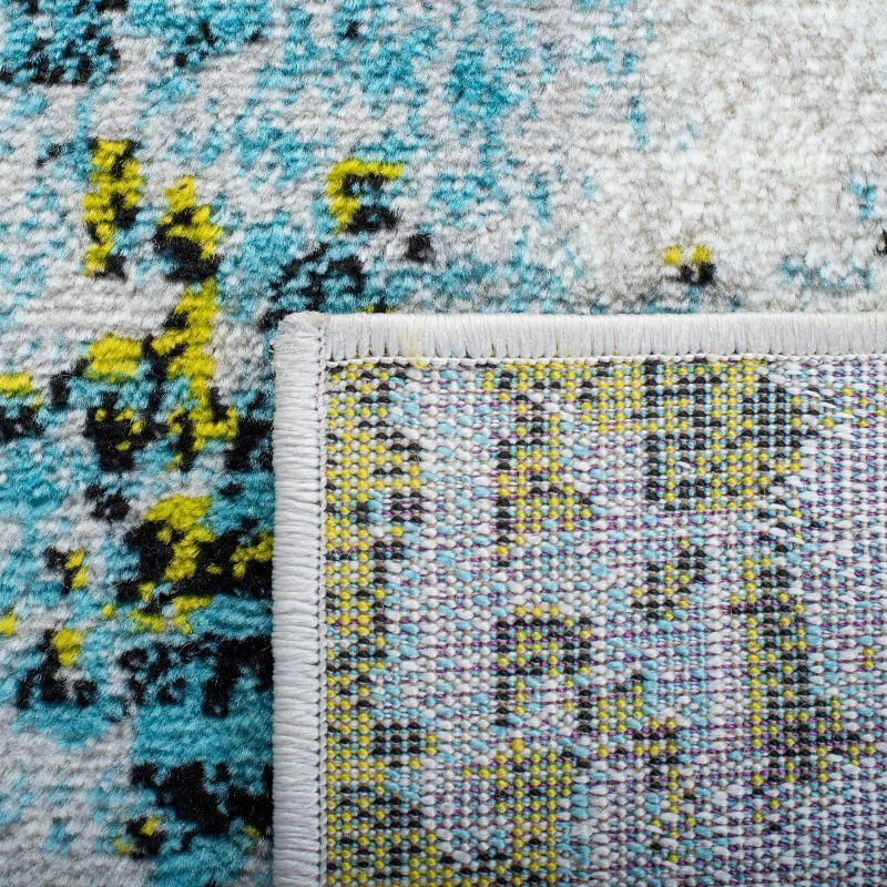 Trent Austin Design® Hollman Abstract Teal/Green/White Area Rug