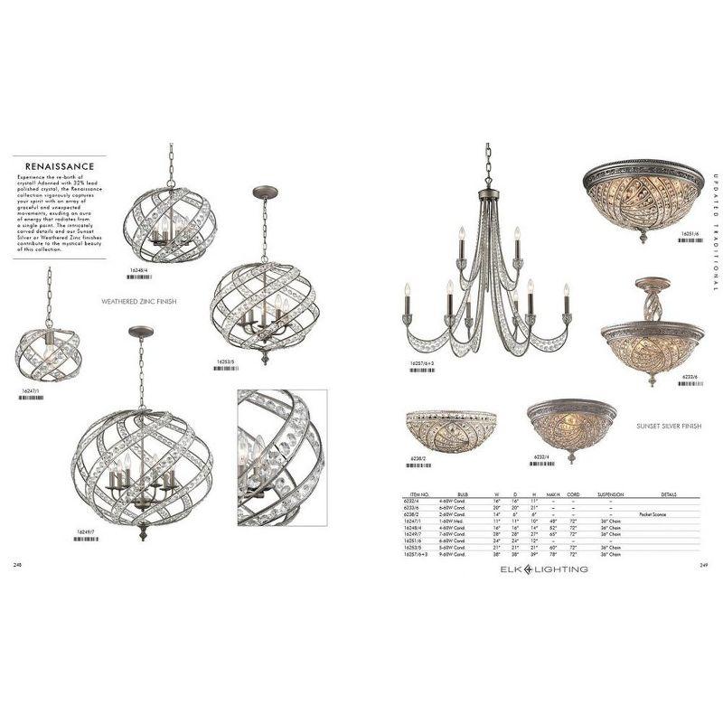 Elk Home Renaissance 2 - Light Wall Light in  Sunset Silver