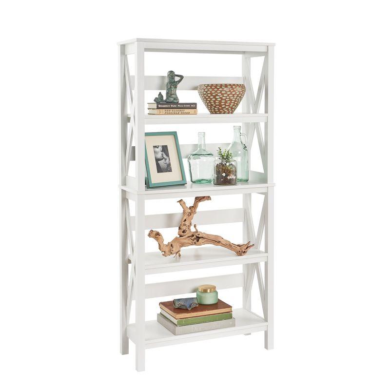 X-Frame Furniture 63.43" H x 30" W Etagere Bookcase