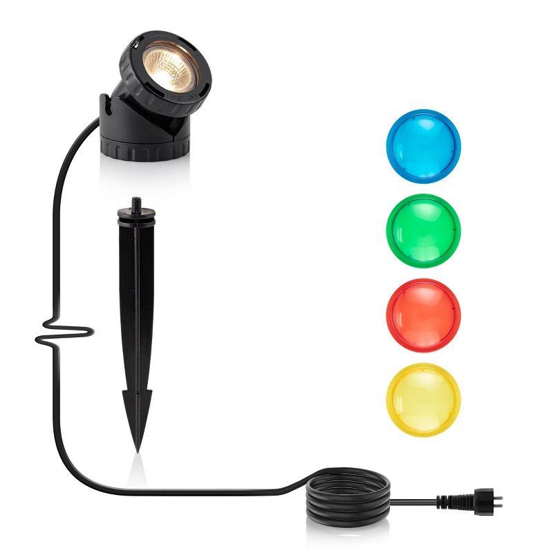 Black Cord Electric Integrated LED Spotlight