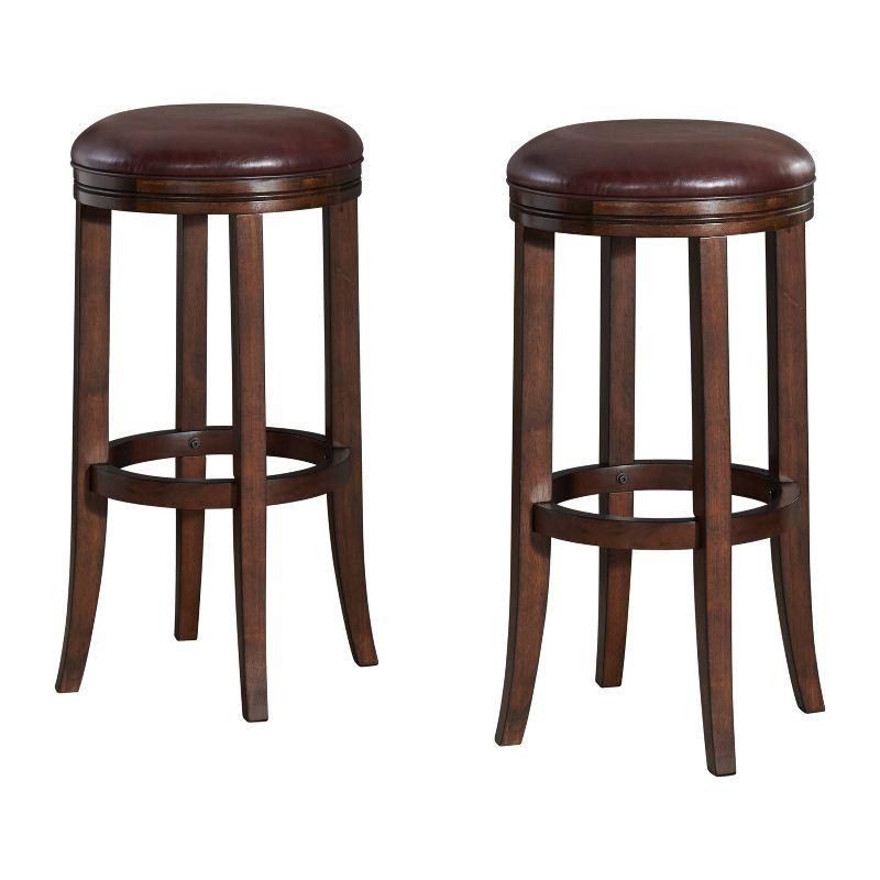 Natick Solid Rubber Wood Counter And Bar Stool