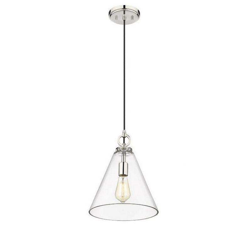 Z-Lite Harper 1 - Light Pendant in  Polished Nickel