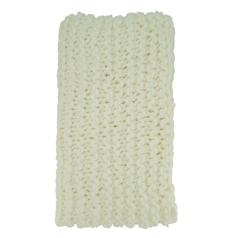 Sevan Collection Chunky Knit Throw Blanket