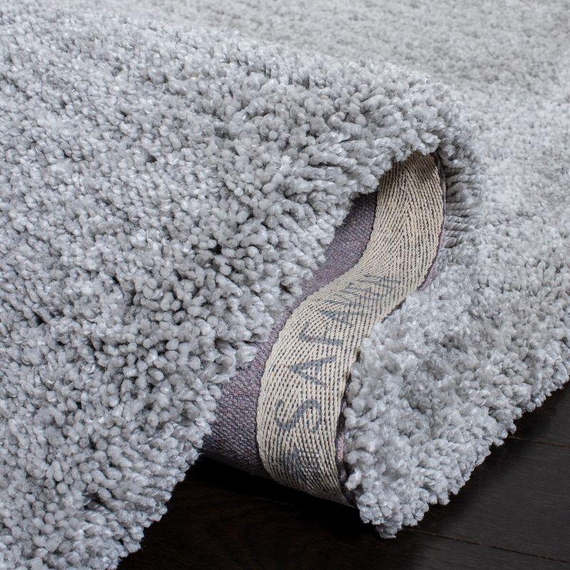 Ultimate Shag SGU211 Hand Tufted Indoor Accent Rug - Silver/Silver - 3'x5' - Safavieh.
