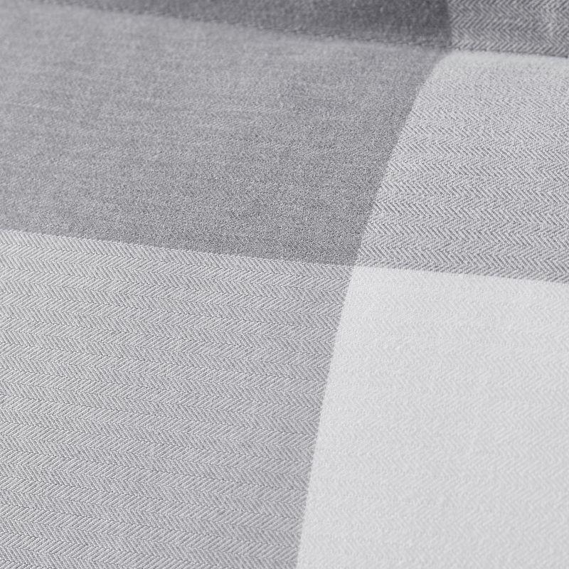 Sweet Home Collection Herringbone Weave Buffalo Check Bed in a Bag Comforter & Sheet Set