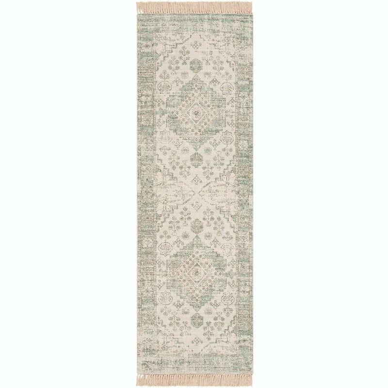 Mark & Day Sandiacre 2'6"x8' Runner Woven Indoor Area Rugs Dark Green