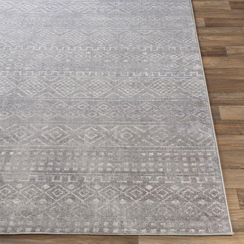 Mark & Day Roswinkel 5'3"x7'1" Rectangle Woven Indoor Area Rugs Medium Gray
