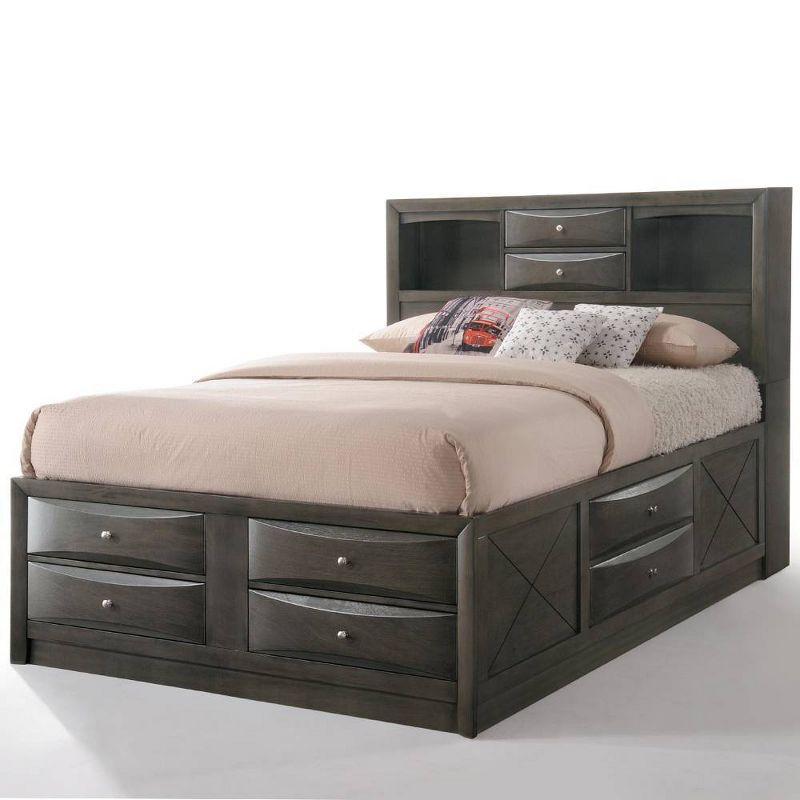 Wildon Home® Elyne Bookcase Storage Bed