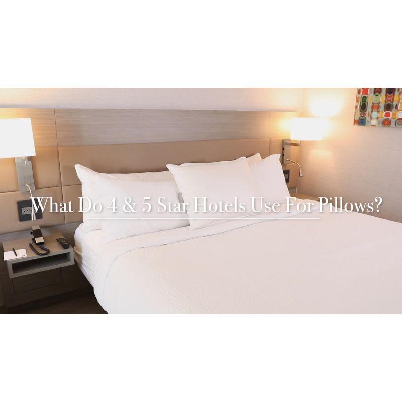 Downlite White Goose Chamber Hotel Bed Pillow.