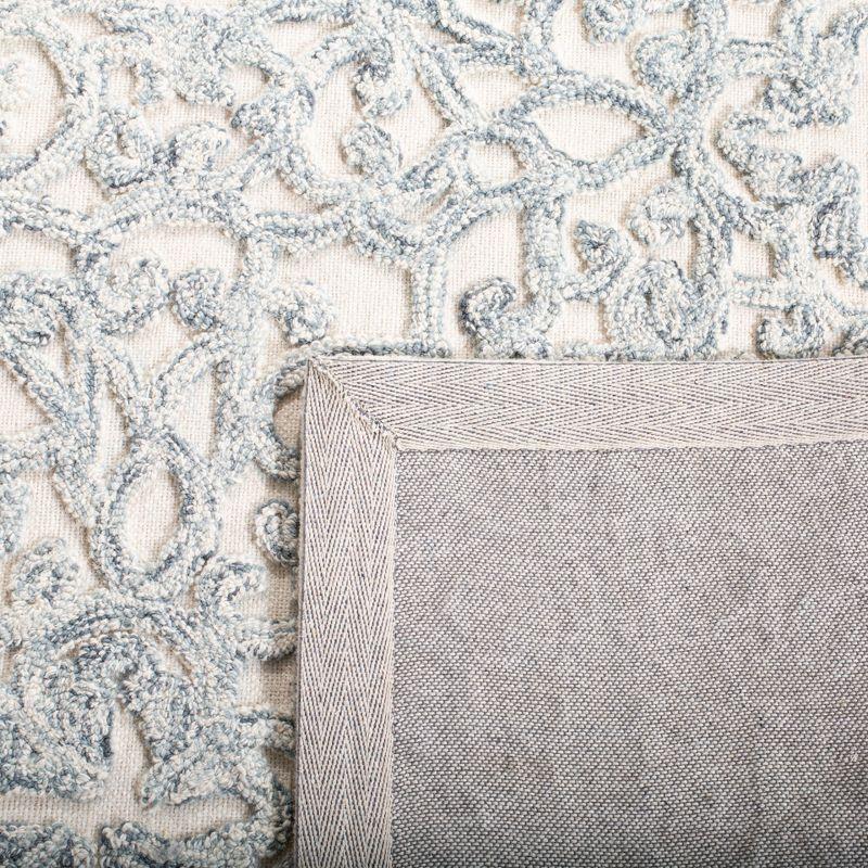 Trace TRC103 Hand Tufted Indoor Area Rug - Charcoal/Ivory - 8'x10' - Safavieh