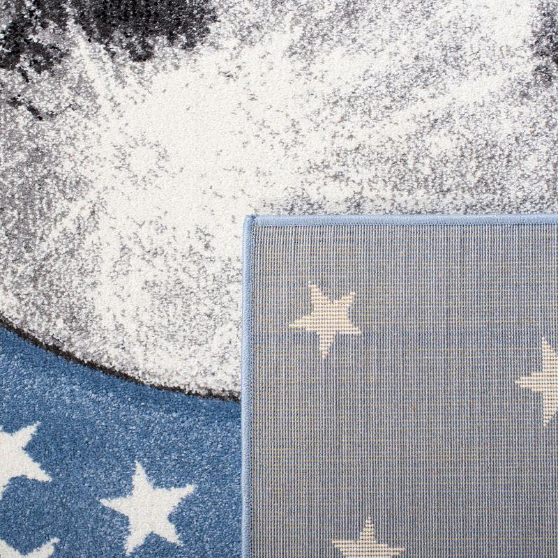 Carousel Kids CRK135 Power Loomed Area Rug - Light Blue/Grey - 8'x10' - Safavieh.