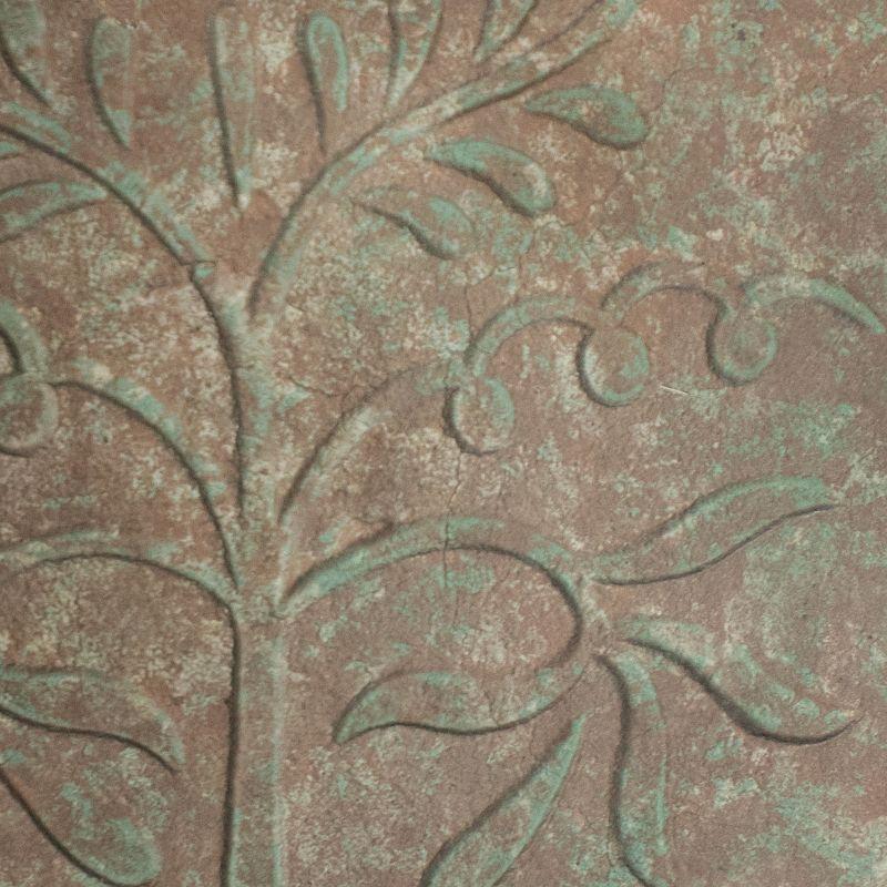 SunnyDaze Decor Ivy and Sage Freestanding Cast Aluminum Outdoor Bird Bath - Rustic Patina