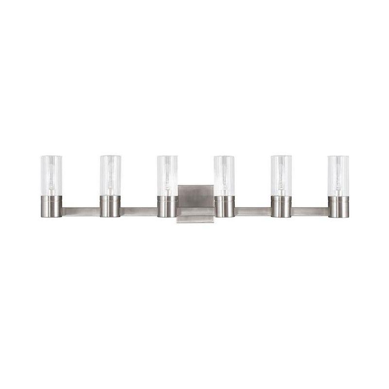 Livex Lighting Midtown 6 - Light Vanity in  Brushed Nickel