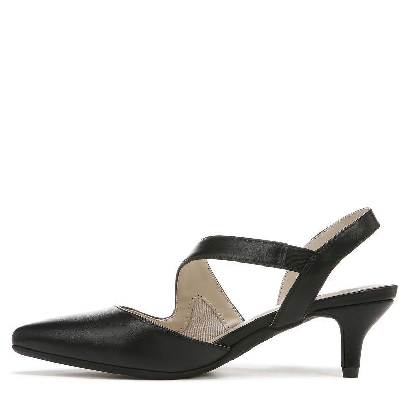 LifeStride Womens Magnetic Pump Black Synthetic 7 W