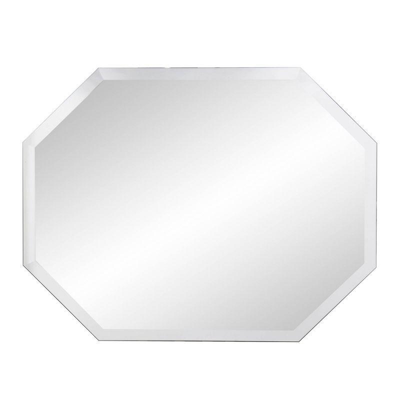 Howard Elliott Frameless Beveled Wall Mirror