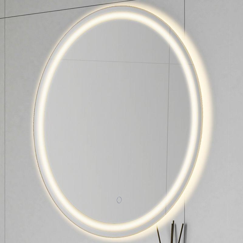 Dane 27" Round Frameless LED Bathroom Vanity Mirror