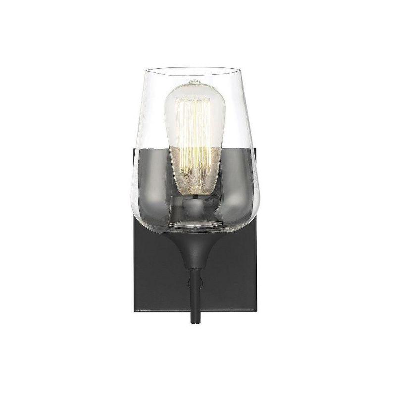 Savoy House Octave 1 - Light Wall Light in  Black