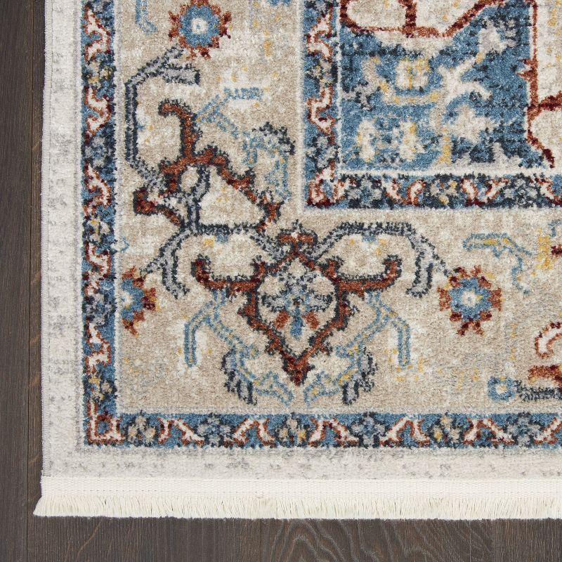 Nourison Geneva Medallion Bordered Indoor Rug