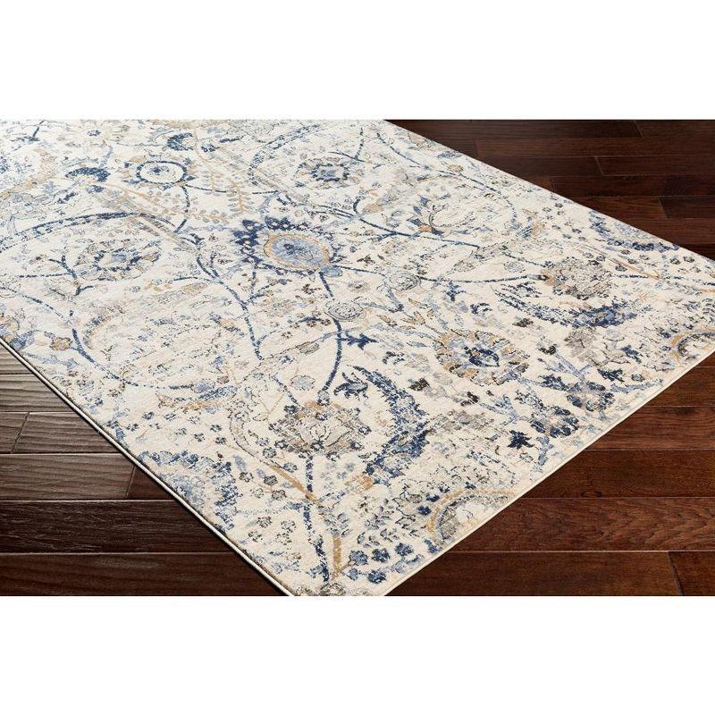 Livabliss Indigo 5'3"x7'3" Rectangle Woven Indoor Area Rugs Denim