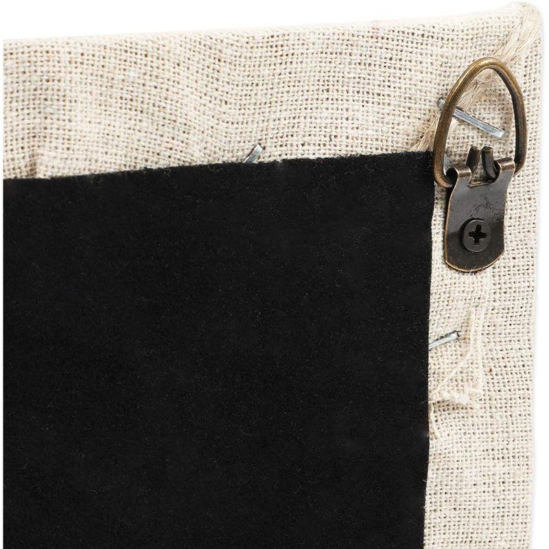 Farmlyn Creek Photo Bulletin Board Linen Memory Board Corkboard for Pictures Memo 16"x12"