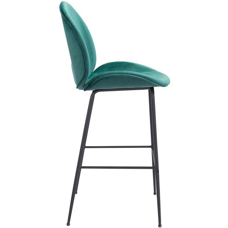 Zuo Miles Barstool Green