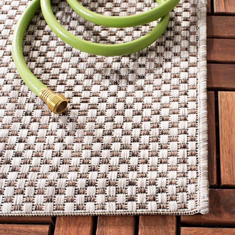 Courtyard CY8521 Power Loomed Indoor/Outdoor Accent Rug - Beige/Brown - 2'x3'7" - Safavieh.