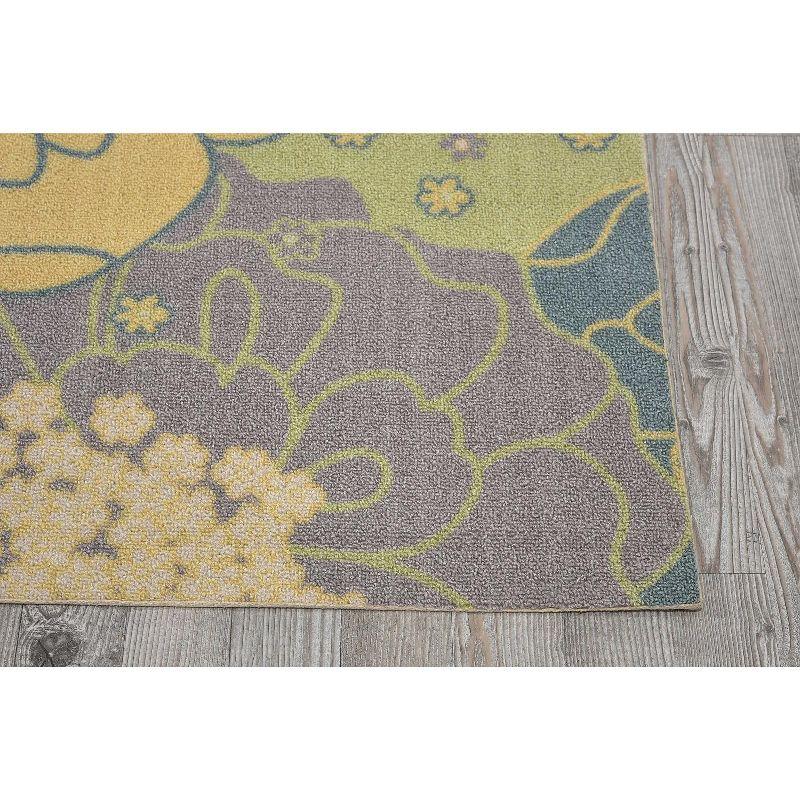 Nourison Home & Garden Green Indoor/Outdoor Area Rug RS021 7'9" x 7'9"
