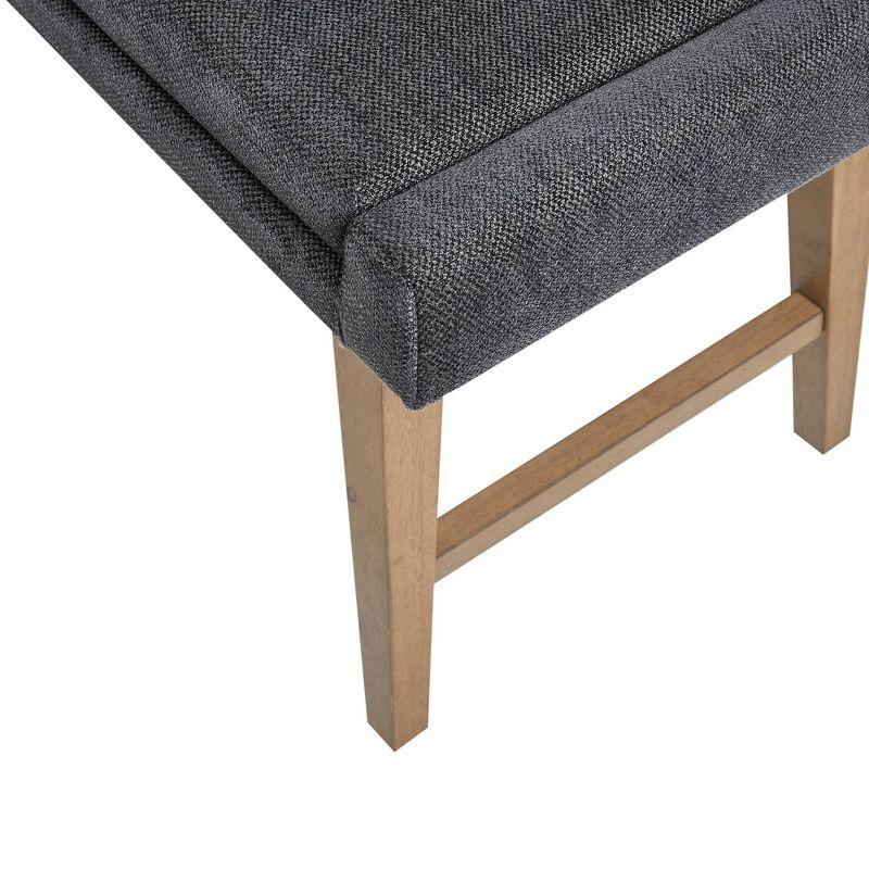 April Modern Upholstered Wood Frame Accent Bench