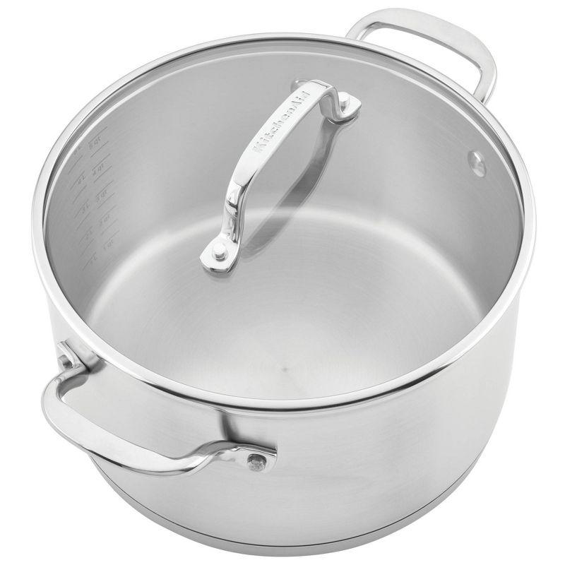 3-Ply Stainless Steel and Aluminum Non-Stick Cookware Set